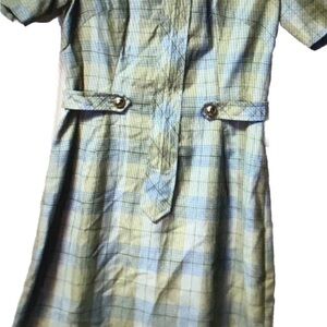 Vintage ~ 50s ~ Dress ~ Small ~ Women’s ~ 1950s ~ Short Sleeve ~ Plaid